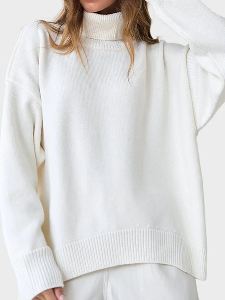 Women's  Turtleneck Oversized  Sweaters