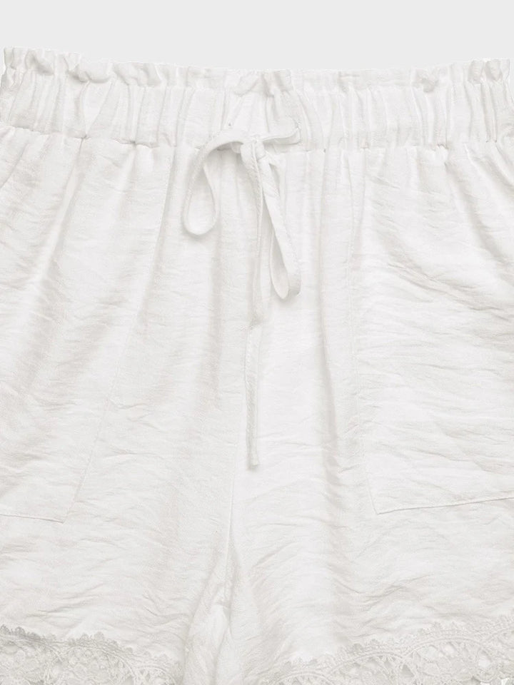 Women’s Boho Lace Cover Up Shorts