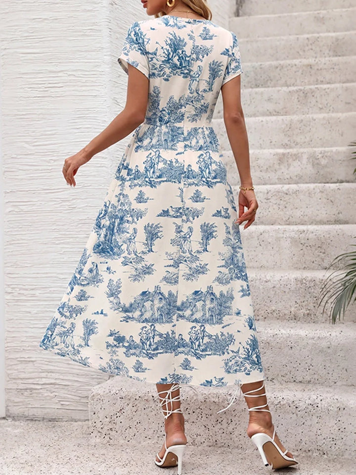 Women's Vintage V Neck Dresses